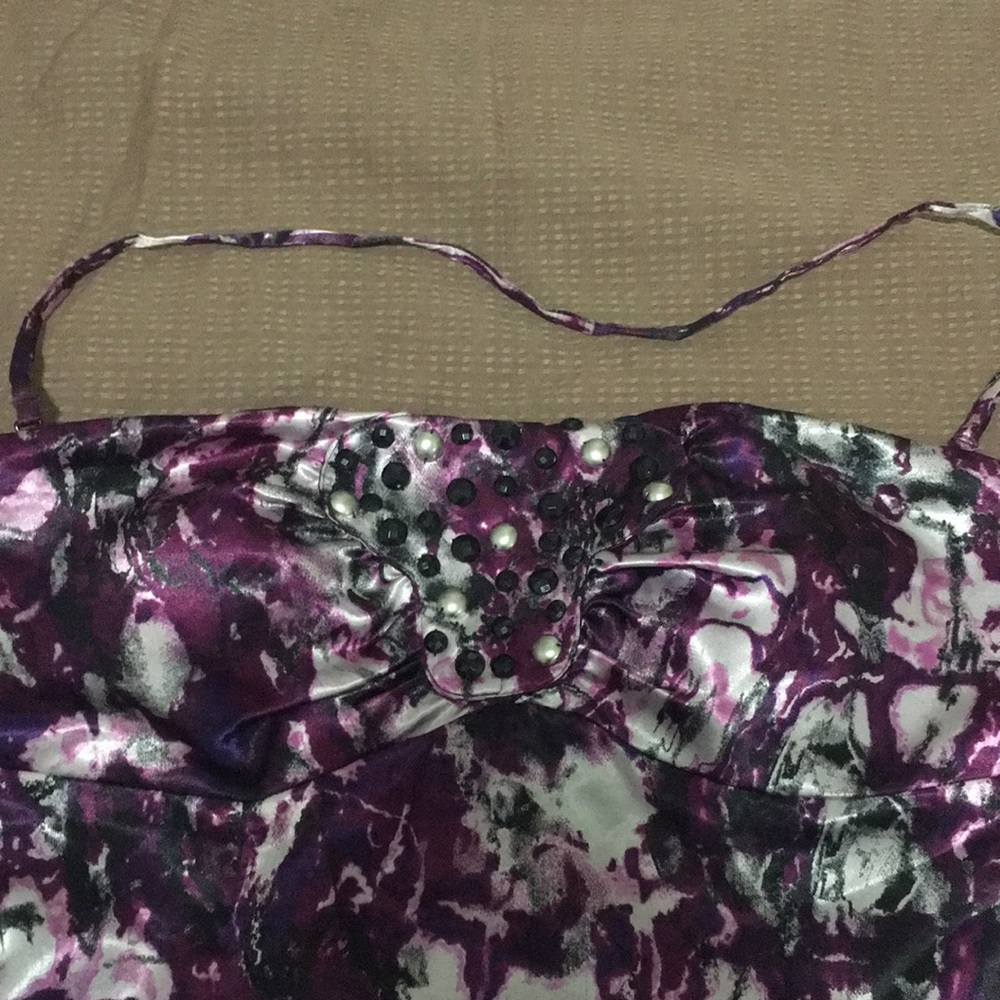 Purple 2b bebe mini dress. - Picture 2 of 4